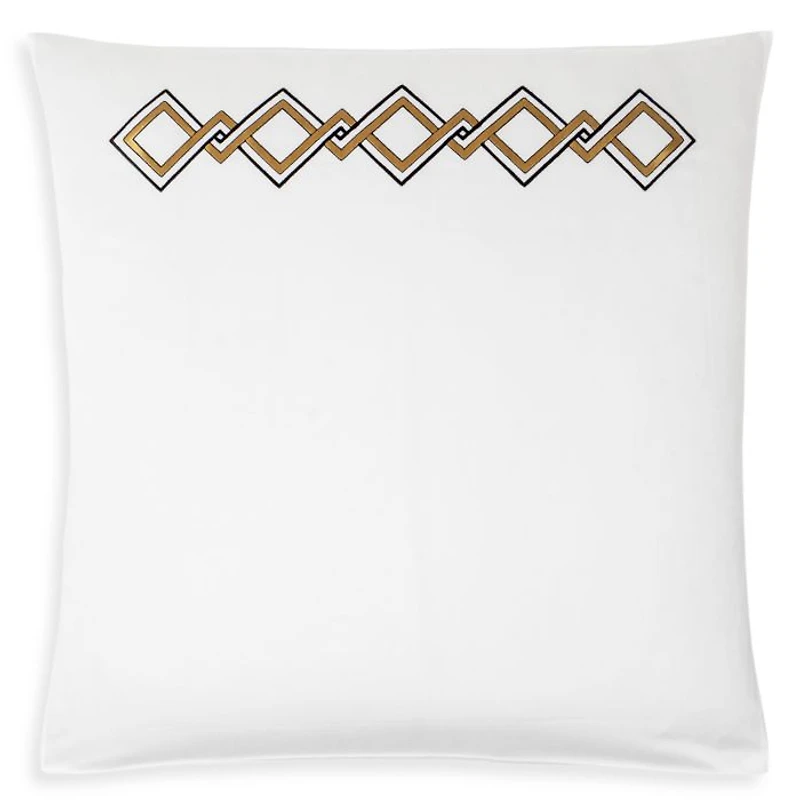 Twist Embroidery Euro Sham