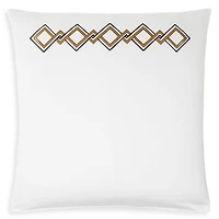 Twist Embroidery Euro Sham
