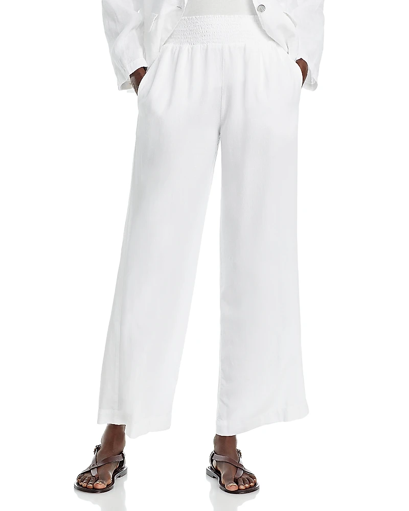 Bella Dahl Smocked Wide Leg Pants