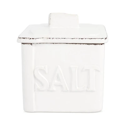 Lastra White Salt Cellar