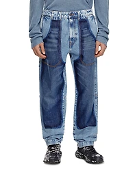 Diesel D-p-5-d-s Loose Tapered Fit Jeans