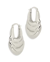 Manon Sculpted Hoop Earrings
