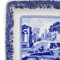 Blue Italian Square Dishes, Set of 4