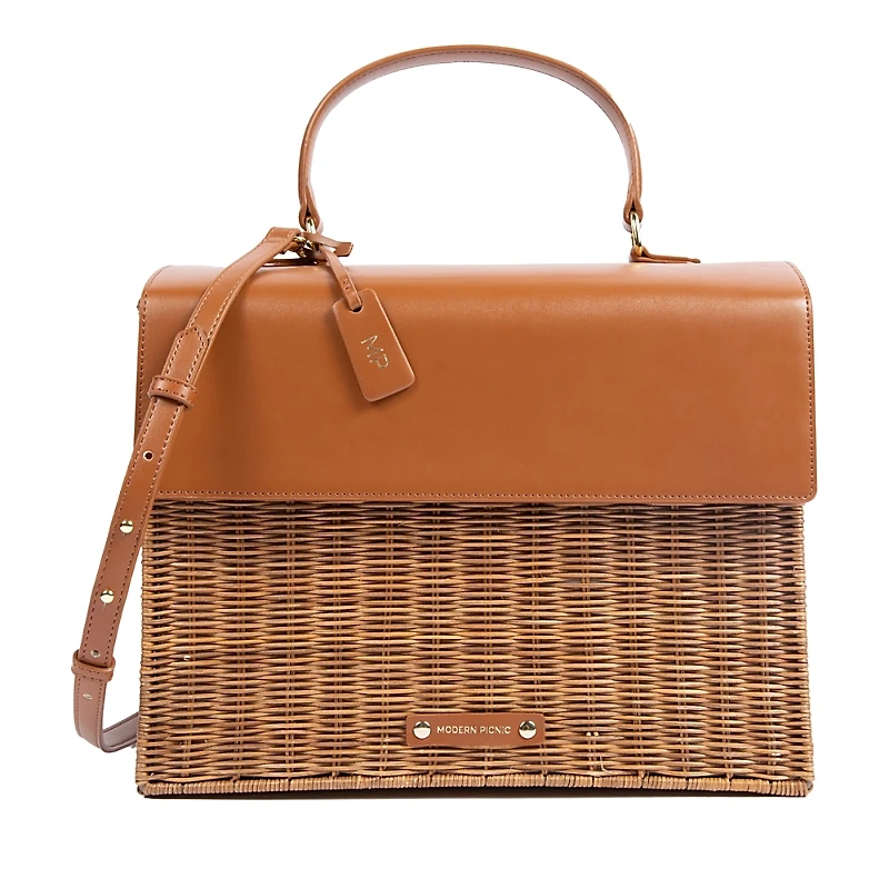 Modern Picnic The Large Luncher Wicker Lunch Box