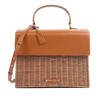Modern Picnic The Large Luncher Wicker Lunch Box