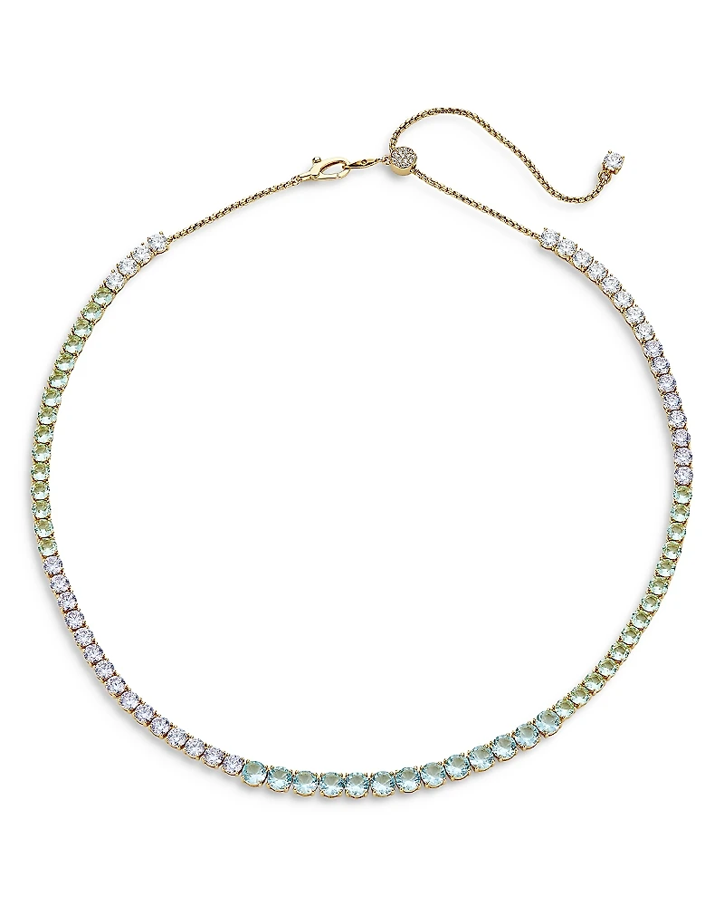 Nadri Watercolor Tennis Necklace