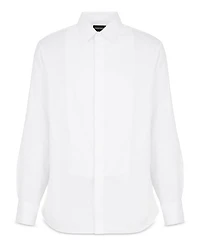 Bib-Front Slim Fit Tuxedo Shirt