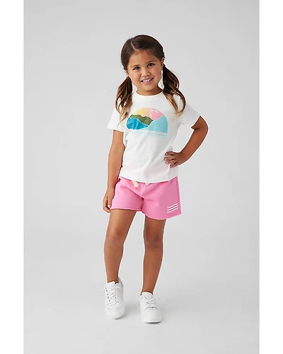 Sol Angeles Unisex Lakeside Crew Graphic Tee - Little Kid, Big Kid