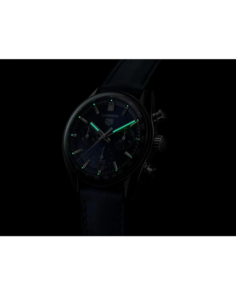 Carrera Glassbox Chronograph, 39mm