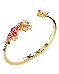 Gema Sakura Crystal Mixed Cut Bangle Bracelet