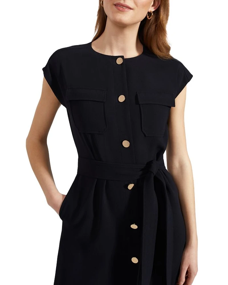 Tania Tie Waist Shirtdress