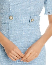 Bouclé Tweed Dress