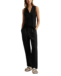 Mira Sleeveless V Neck Top