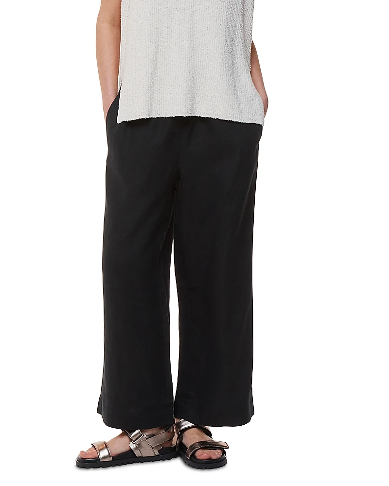 Whistles Linen Wide Leg Pants