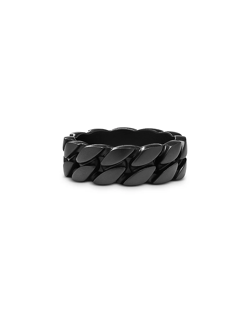 David Yurman Men's Curb Chain Band Ring
