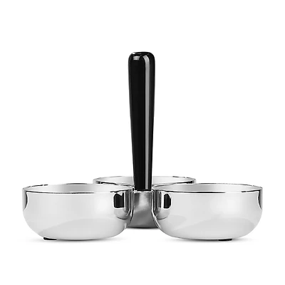 Nambe Circa Divided Nut Bowl