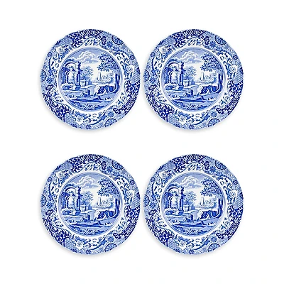 Spode Blue Italian Dinner Plate, Set of 4