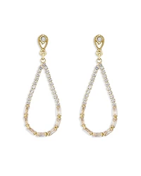 Ettika Angels City Crystal Open Drop Earrings