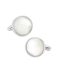 Cufflinks Inc Silver-Tone Mother of Pearl Cufflinks