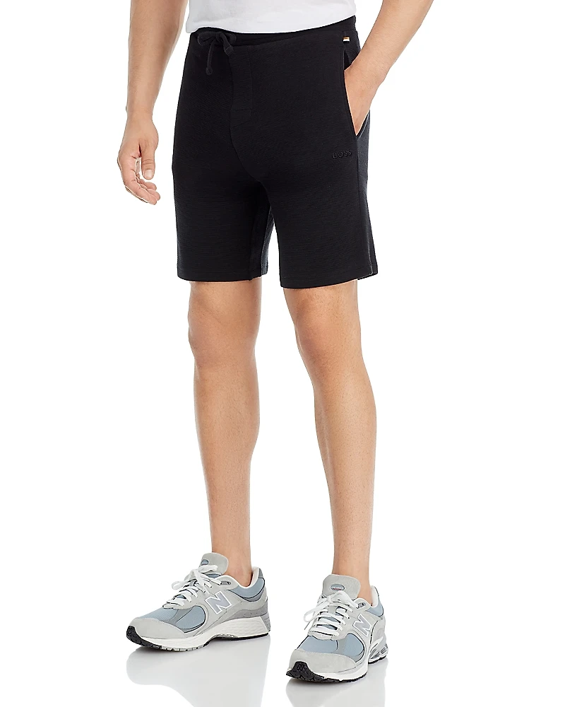 Boss Rib Regular Fit Sleep Shorts