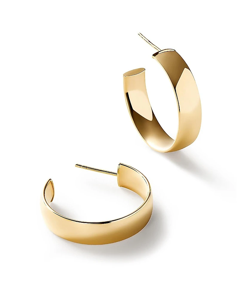 Ana Luisa 10K Gold Bold Hoops Medium
