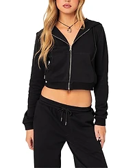 Edikted Annalise Zip Up Hoodie