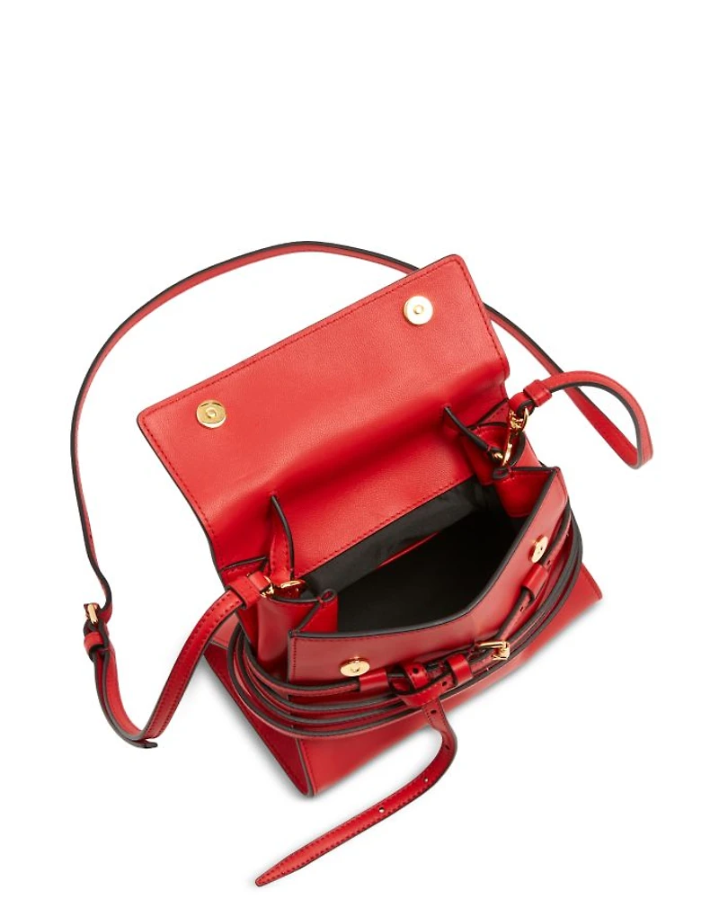 Tie Me Small Leather Crossbody Bag