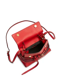 Tie Me Small Leather Crossbody Bag