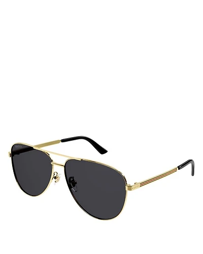 Vintage Web Pilot Sunglasses, 63mm
