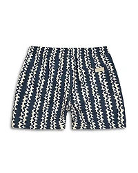 Scribble Printed 4.3" Swim Shorts