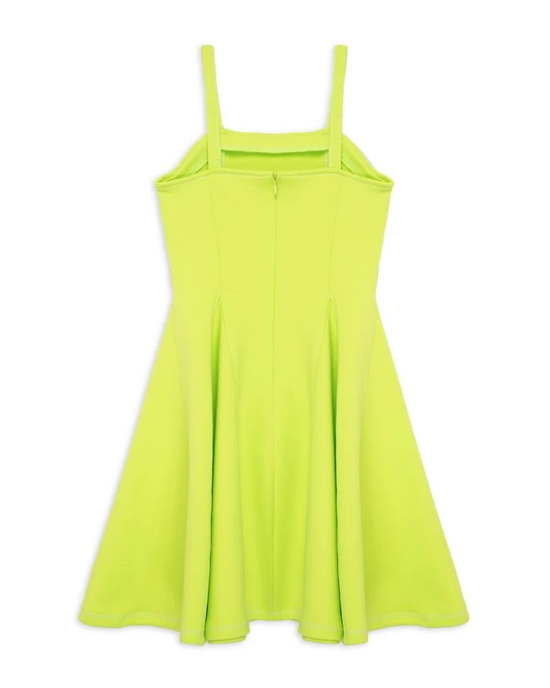 Girls' Scuba Knit Fit & Flare Dress - Big Kid