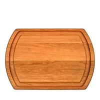 Cherry Wood Reversible Carving Board