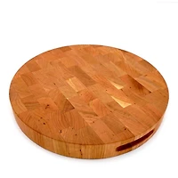 16" Round Cherry End Grain Board