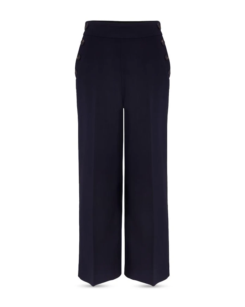 Simone Cropped Wide Leg Pants