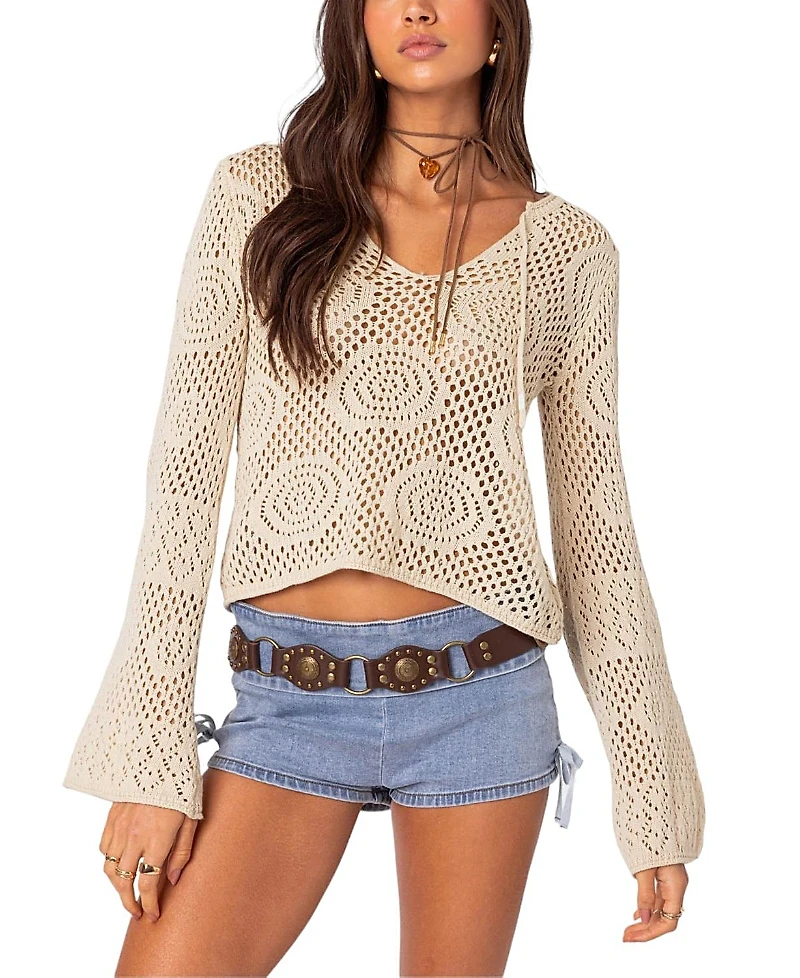 Edikted Kinley Crochet Top