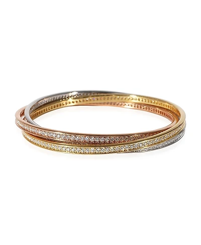 Pre-Owned Cartier Trinity 18K 3 Tone Gold Bracelet