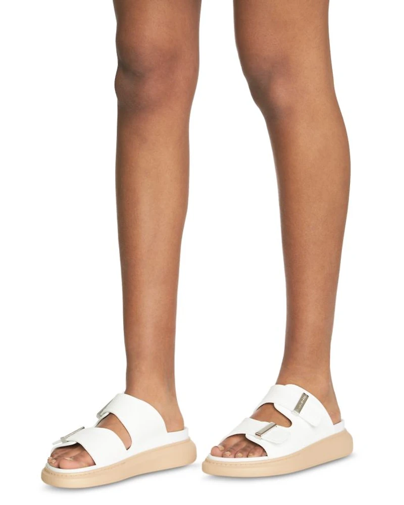 Women's Buckled Slide Sandals