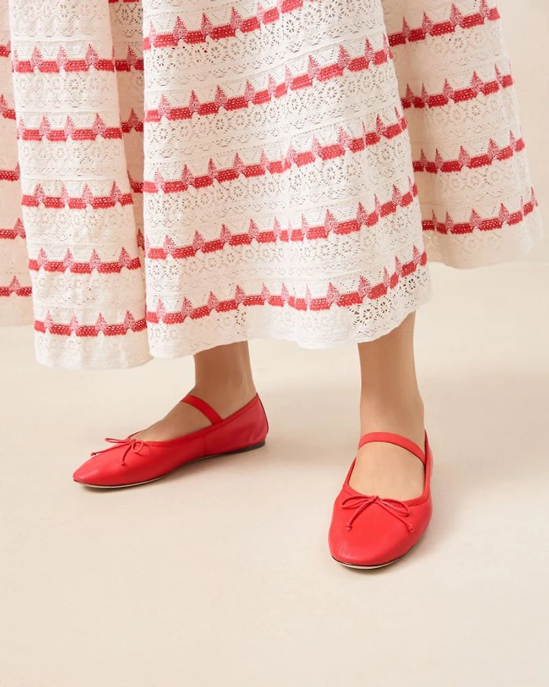 Women's Leonie Slip On Ankle Strap Flats