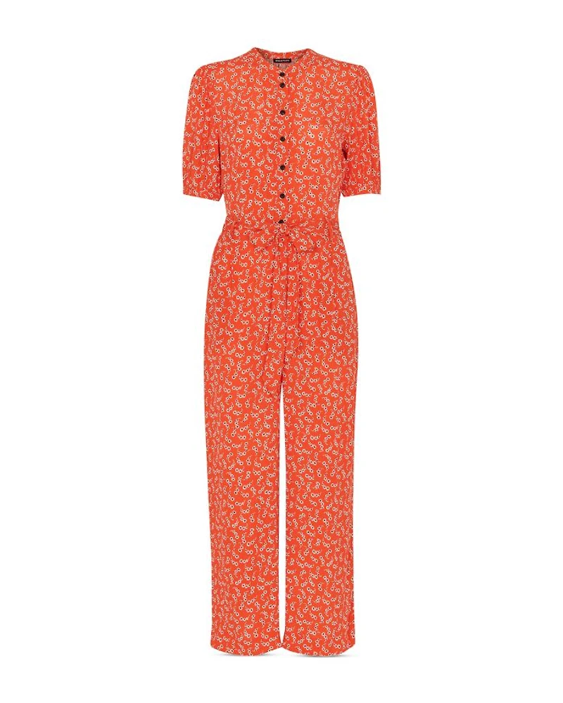 Micro Floral Jumpsuit