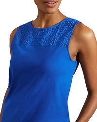 Paige Broderie Top