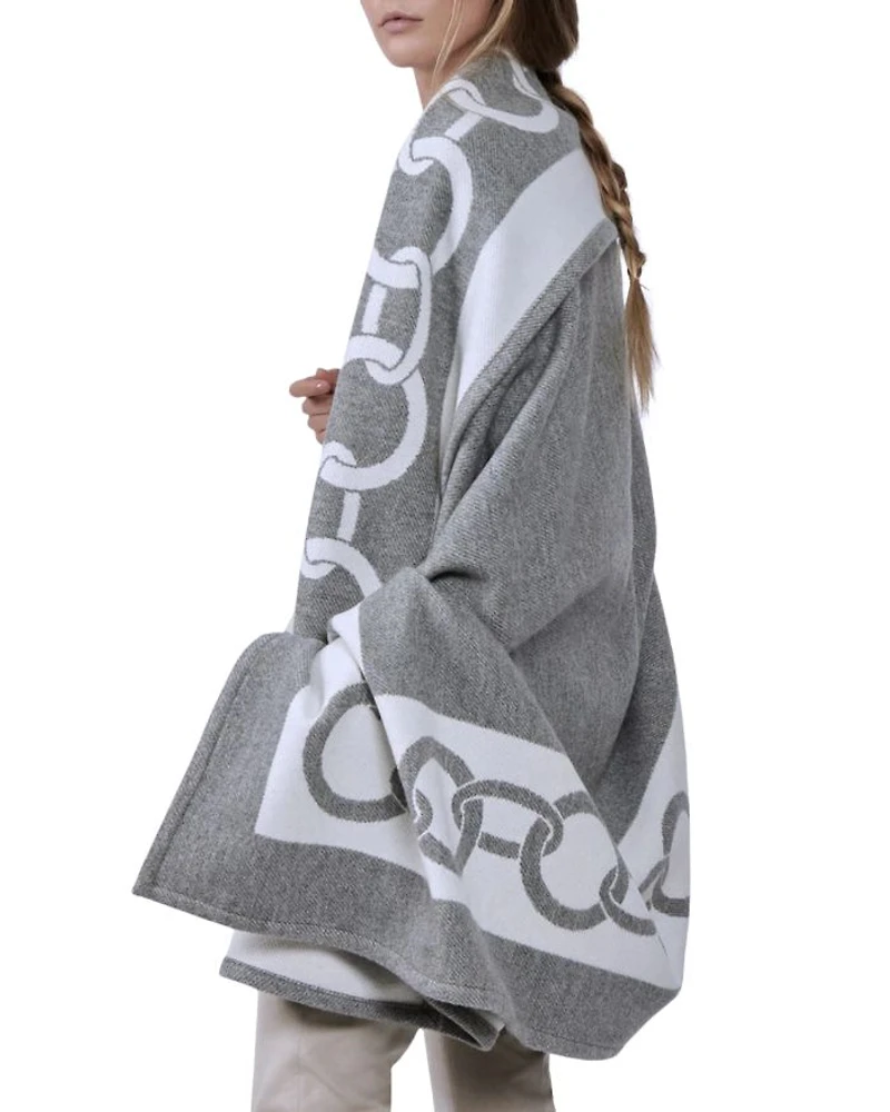 Chains Virgin Wool Throw