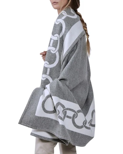 Chains Virgin Wool Throw