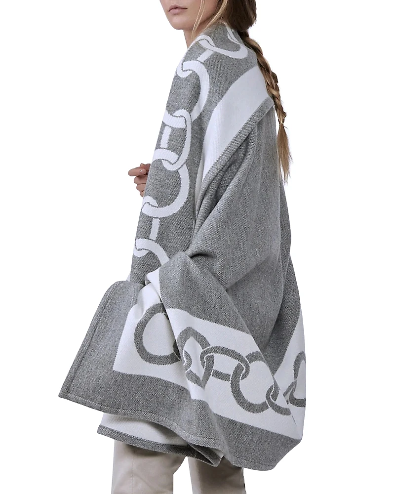 Frette Chains Virgin Wool Throw