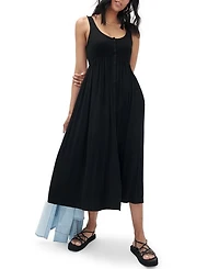 The Softest Rib Maternity Nursing Friendly Tank Dress