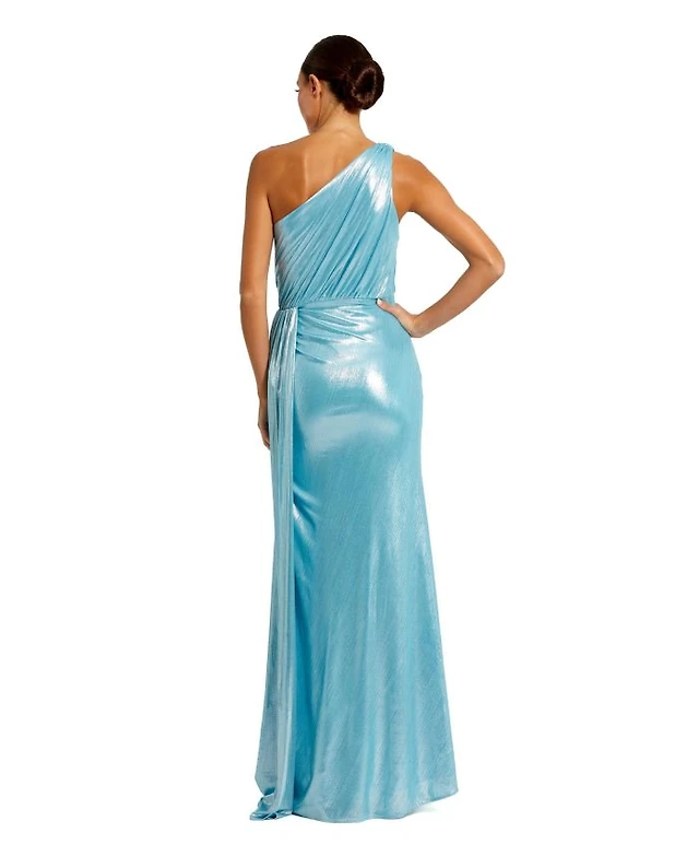 One Shoulder Bloomingdales Evening Gowns Aidan Mattox One Shoulder