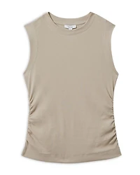 Trudy Ruched Ribbed Tank Top