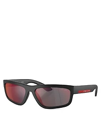Prada Rectangular Sunglasses, 59mm