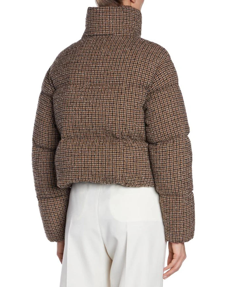 Seboune Wool Check Boucle Jacket
