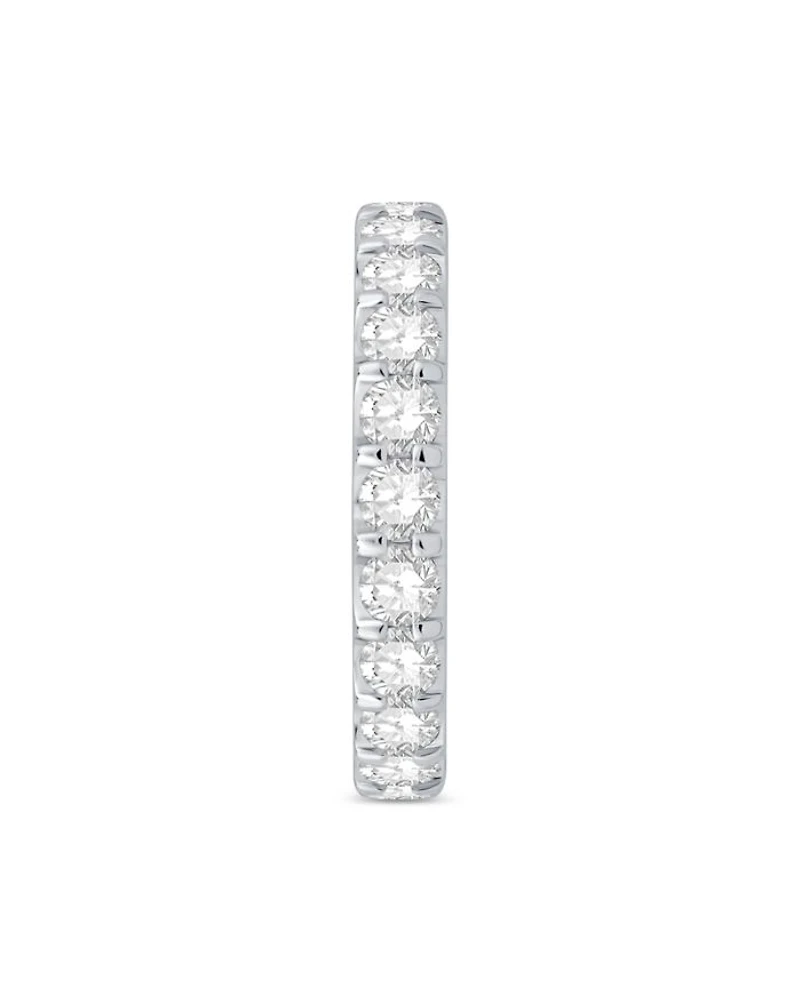 Certified Diamond Band in 14K White Gold, 1.50 tcw