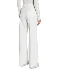Wool Blend High Rise Trousers